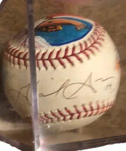 Gaby Sanchez Signed Painted Baseball - Picture 1 of 4