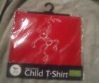 Kids T Shirt 5/6 Yrs Red Edinburgh Zoo Monkey Still In Packaging