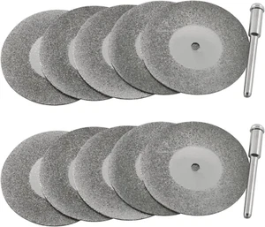 Diamond Cutting Wheel 10PCS 40Mm/1.57 Inches Diamond Cutting off Discs Wheel Rot - Picture 1 of 12