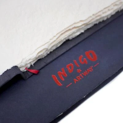 Artway INDIGO Handmade Sketchbooks - 100% Cotton Rag Paper - 250gsm