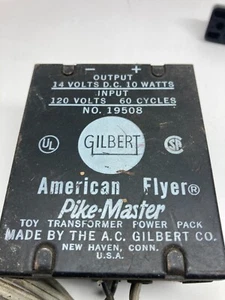 Vintage Gilbert American Flyer Pike-Master Toy Transformer Power Pack  - Picture 1 of 1