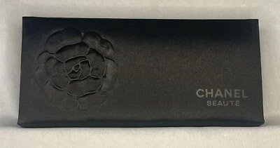 Chanel Beaute Box Black Satin Raised Flower Magnetic Case For Makeup - Image 1 of 4