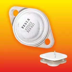 KD503 TESLA SILICON NPN TRANSISTOR 150 W 20 A + GIFT ONE CERAMIC INSULATOR TO-3 - Picture 1 of 2