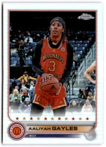 2022 Topps Chrome McDonald's All-American Refractor #42 Aaliyah Gayles