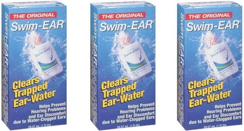 Swim-EAR Ear-Water Drying Aid Ear Drops 1oz ***3 Pack*** | eBay