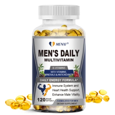 Multivitamínico diario para hombres - Vitaminas y minerales - Máxima potencia, potenciador energético Foto 1 de 4