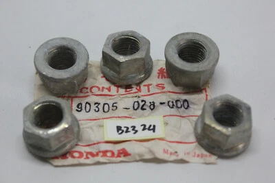 1 Pc Honda CB100 CL100 CL70 CT90 Front Wheel Axle Nuts NOS 90305-028-000 — 第 1/3 张图片