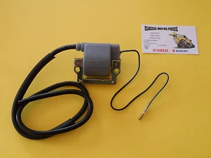 TY 125 YAMAHA TYPE 1K6 BOBINE D'ALLUMAGE HAUTE TENSION 6 VOLTS - Imagen 1 de 1