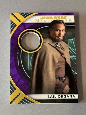 Bail Organa Relic Prop /50 Star Wars Topps Masterwork Rebel Base Radar Screen sp - Image 1 of 3