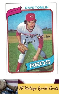 1980 Topps #126 Dave Tomlin NR-MT - Imagen 1 de 2
