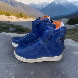 NEW Nike Air Force 1 Rebel XX High Top Blue Volt AO1525-401 Women’s Size 5 Rare - Picture 1 of 24