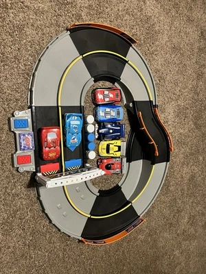 Fisher Price Shake n Go Race Cars Track Disney Cars Lightning McQueen *Read* - Image 1 of 4