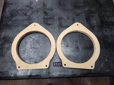 Par de adaptadores de montaje de altavoces de puerta GM 6,5 pulgadas Chevy GMC Cadillac Buick Hummer Foto 1 de 4