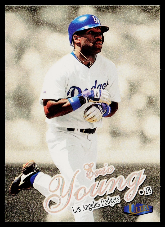 1998 Ultra Gold Medallion #96G Eric Young Los Angeles Dodgers - Image 1 of 2