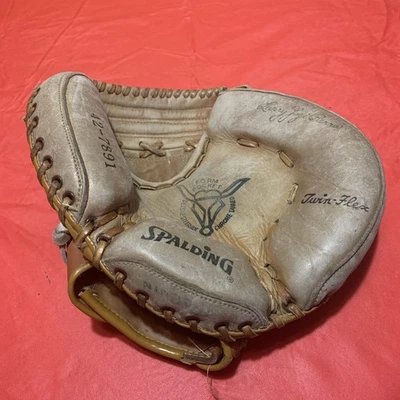 Guante de colección Spalding Larry Yogi Berra Catchers 42-7891 forma bolsillo #S6 Foto 1 de 4