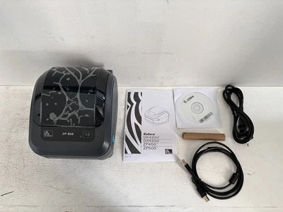 Zebra ZP450 Direct Thermal Label Shipping Barcode Printer USB - Image 1 of 4