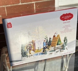 Nikolausplatz 2024 Hundepark mit Beleuchtung Weihnachtsdorf Zubehör NEU - Bild 1 von 8