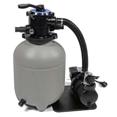 4,8m³/h Sandfilter | 6-Wege Ventil m. Manometer| Ø 300 mm Kessel | bis 20m³ Pool - Bild 1 von 4