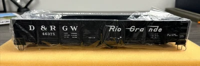 Division Point O Scale Brass General Service Gondola D&RGW #46375 NIB! - Image 1 of 4