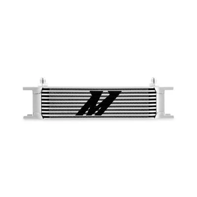 Mishimoto Universal -6AN 10 Row Oil Cooler Silver (MMOC-10-6SL) - Image 1 of 4