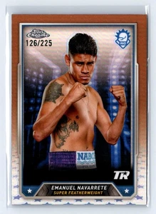 2024 Topps Chrome Boxing Emanuel Navarette Bronze Refractor /225 RC Rookie #10 - Picture 1 of 2