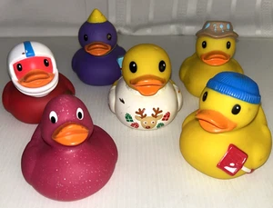 Infantino Lot 5 Rubber Ducky Fun Time Enten Badespielzeug sortiert 1 Ducky Markenlos - Bild 1 von 9
