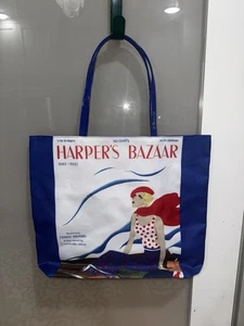 Estee Lauder Harper's Bazaar July 1932 Retro Graphic Shoulder Shopper Tote NEW! - Picture 1 of 6
