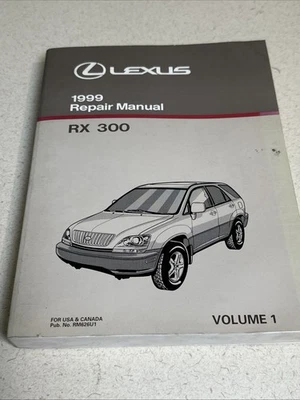 1999 Lexus RX300 Repair Manual Set Vol 1 OEM RM626U1 - Image 1 of 4