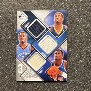 2009-10 UD Sp ROY HIBBERT / JEFF GREEN / PATRICK EWING /299 Star Swatches JERSEY - Picture 1 of 5
