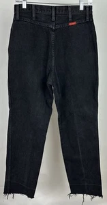 Vintage 90s WRANGLER Western Jeans WOMENS 28x30 ACTUAL Raw Hem Cowgirl Rodeo Mom - Picture 1 of 18