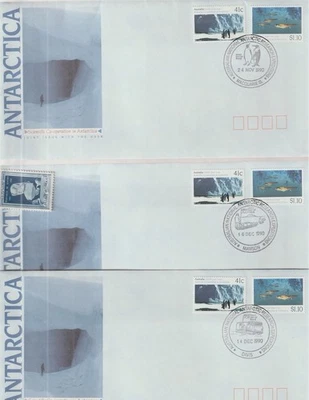 (3) 1990 Australia First Day Of Issue Covers Joint Issue USSR - Image 1 of 2