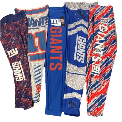 Lote 5 Leggings Mujer New York Giants XL, 2XL Zubaz NFL Gimnasio Majestuoso Otras Marcas Foto 1 de 4