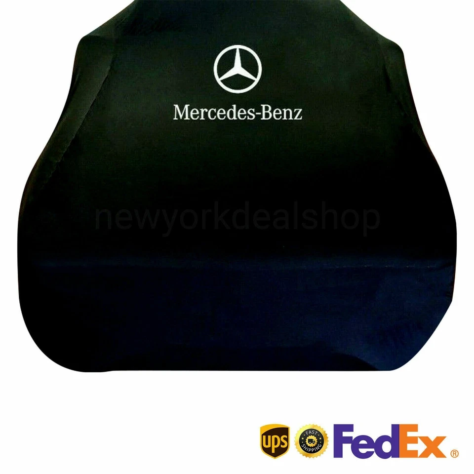 Cubierta de coche negra para Mercedes clase universal a prueba de polvo a prueba de polvo interior coche Foto 1 de 4