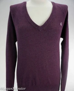 Ben Sherman Medium Plum Pullover V Neck Sweater - Picture 1 of 5