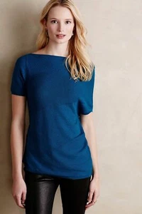 Anthropologie Crossways gemusterter Pullover Sweater von Moth Gr. M (dunkeltürkis) - Bild 1 von 11