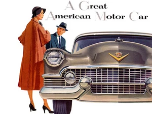 1954 Cadillac - A Great American Motor Car - Promotional Advertising Poster - Picture 1 of 1
