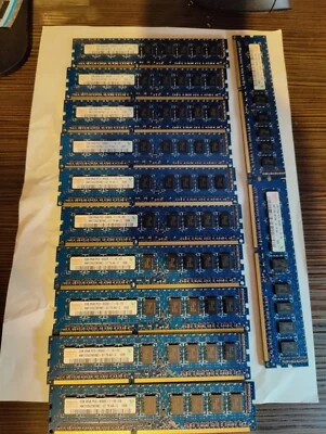 Hynix HMT125U7BFR8C-G7 24GB 12x2GB PC3-8500 DDR3-1066MHz non-ECC server memory - Image 1 of 2