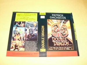 JAQUETTE VHS Double Dragon Scott Wolf Mark Dacascos Alyssa Milano - Picture 1 of 1