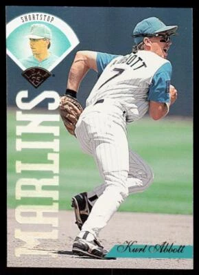 1995 Leaf 191 Kurt Abbott Florida Marlins - Image 1 of 2