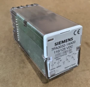 Relé de supervisión de circuito de viaje Siemens 7PA3032-1AA00-0 110/125 VDC - Imagen 1 de 8