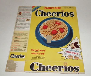 1955 CHEERIOS Cereal Box w/ Disneyland Park Lightup #9 JUNGLE CRUISE - Picture 1 of 3