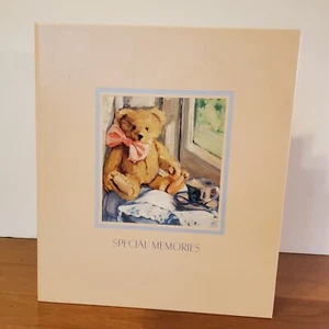 Hallmark Teddy Bear Special Memories Vintage Scrapbook Album Made in USA 11 x 13 - Picture 1 of 2