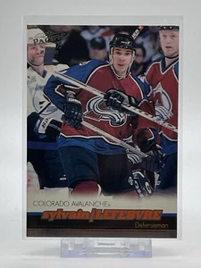 1999 Pacific 2000 Silver Foil Hockey Card #109 Sylvain Lefebvre Avalanche - Picture 1 of 2