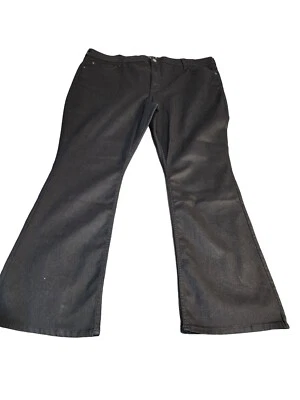 Lee Women’s 24M Plus Size Mid Rise Bootcut Black Denim Jeans NWT - Image 1 of 4