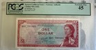 1965 East Caribbean Currency $1 One Dollar P#13e