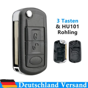 Auto Schlüssel Gehäuse für Land Rover Discovery III Range Rover Sport + Rohling - Bild 1 von 7