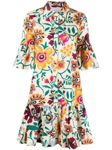 $ 850 La DoubleJ Damen Blumenmuster Kohl Minishirt Kleid Größe M - Bild 1 von 6