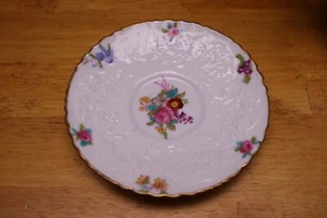 Spode Copeland's China Dresden Rose Savoy Y2858 Demitasse SAUCER  4 5/8 " - Picture 1 of 3