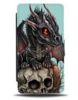 Gothic Dragon Flip Wallet Case Dragons Black Red Eyes Goth Dark Medieval AL86