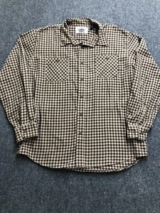 Blue Ridge Clothing Company de Wrangler para hombre marrón a cuadros con botones talla XL - Imagen 1 de 9
